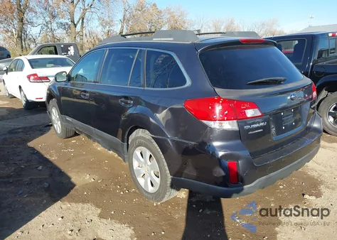 2012 Subaru Outback 2.5I Premium из США, поврежденный, VIN 4S4BRBCC9C3251789